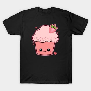 Kawaii Strawberry Muffin T-Shirt